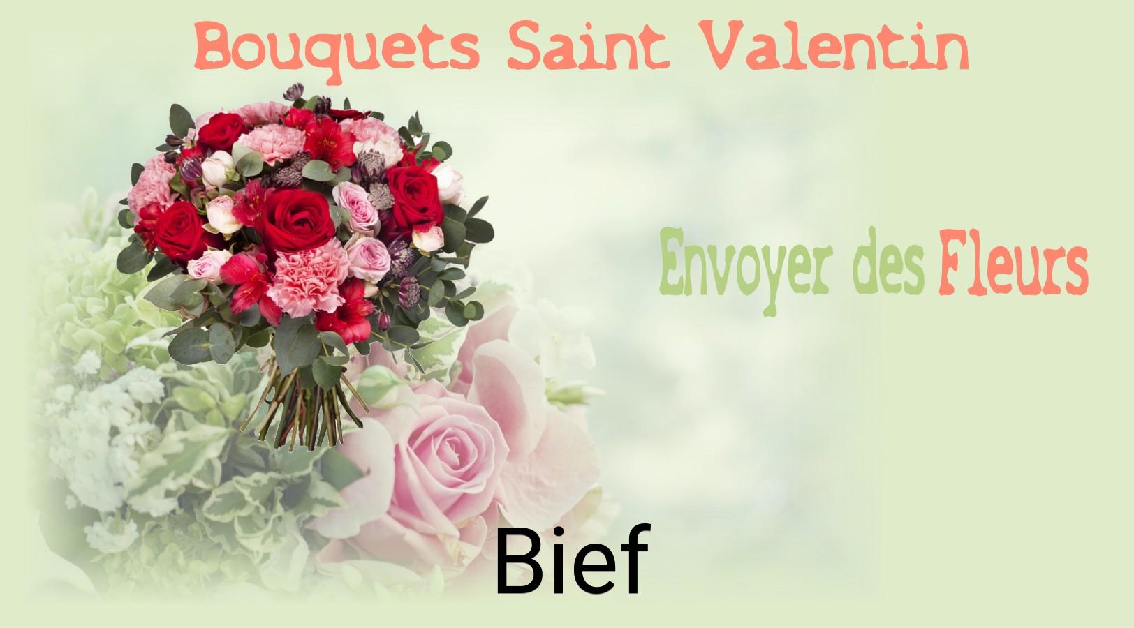 Roses de Saint-Valentin livrées à Bief